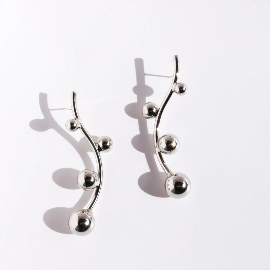 1 Pair 24K Gold Plated Ear Studs