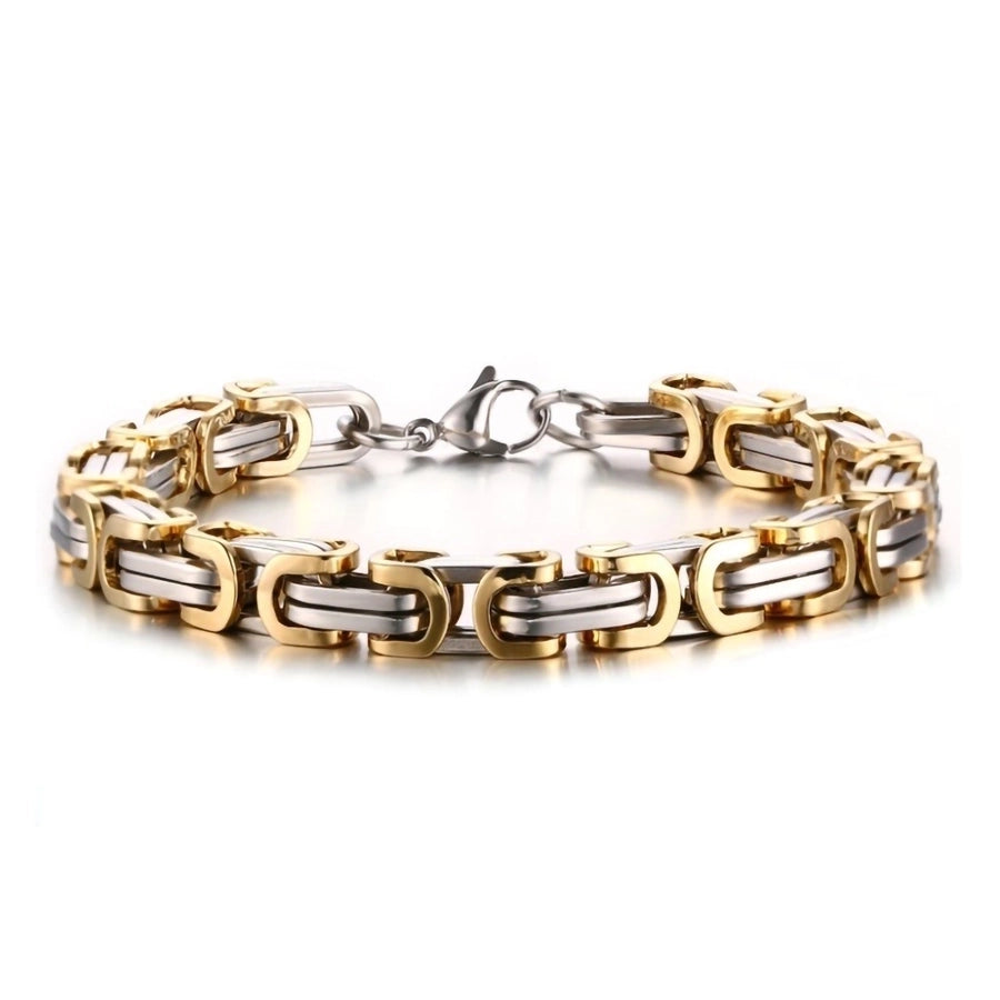 Titanium steel plating unisex bracelets