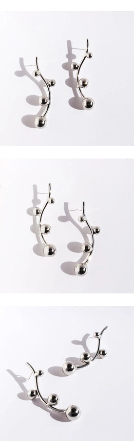1 Pair 24K Gold Plated Ear Studs