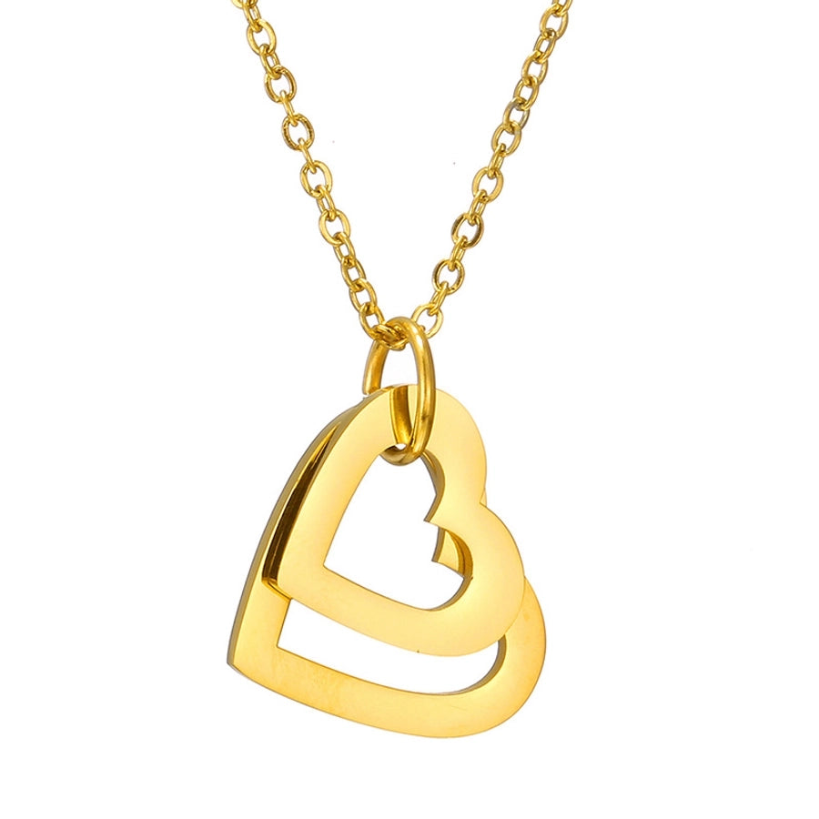 Stainless steel plating pendant necklace 1 piece