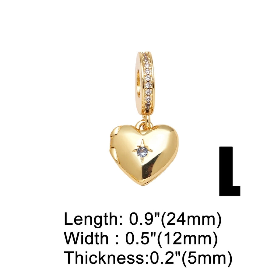 1 Piece 12*24mm Copper Zircon Gold Plated Human Cross Solid Color Pendant Chain Jewelry Accessories