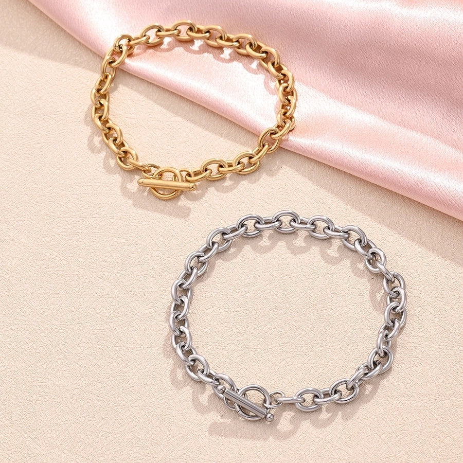 Stainless Steel 18K Gold Plated Bracelets