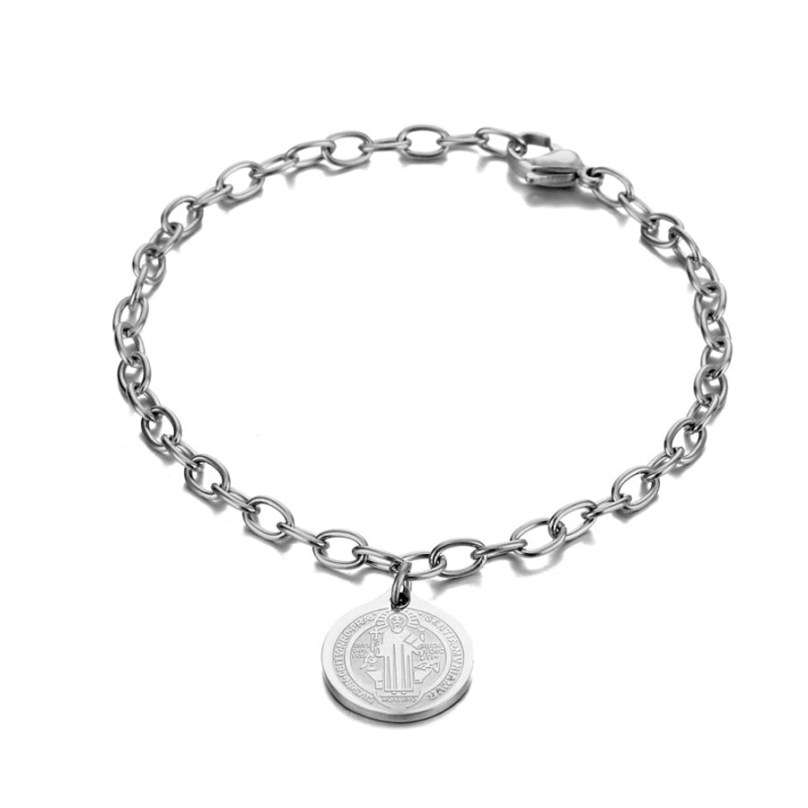 Stainless steel plating 18k gold plated unisex bracelets