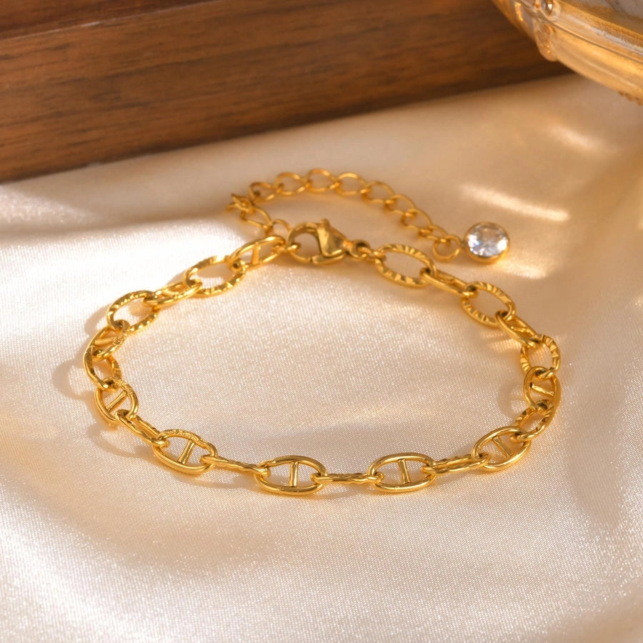 Stainless Steel 18K Gold Plated Bracelets or Necklace