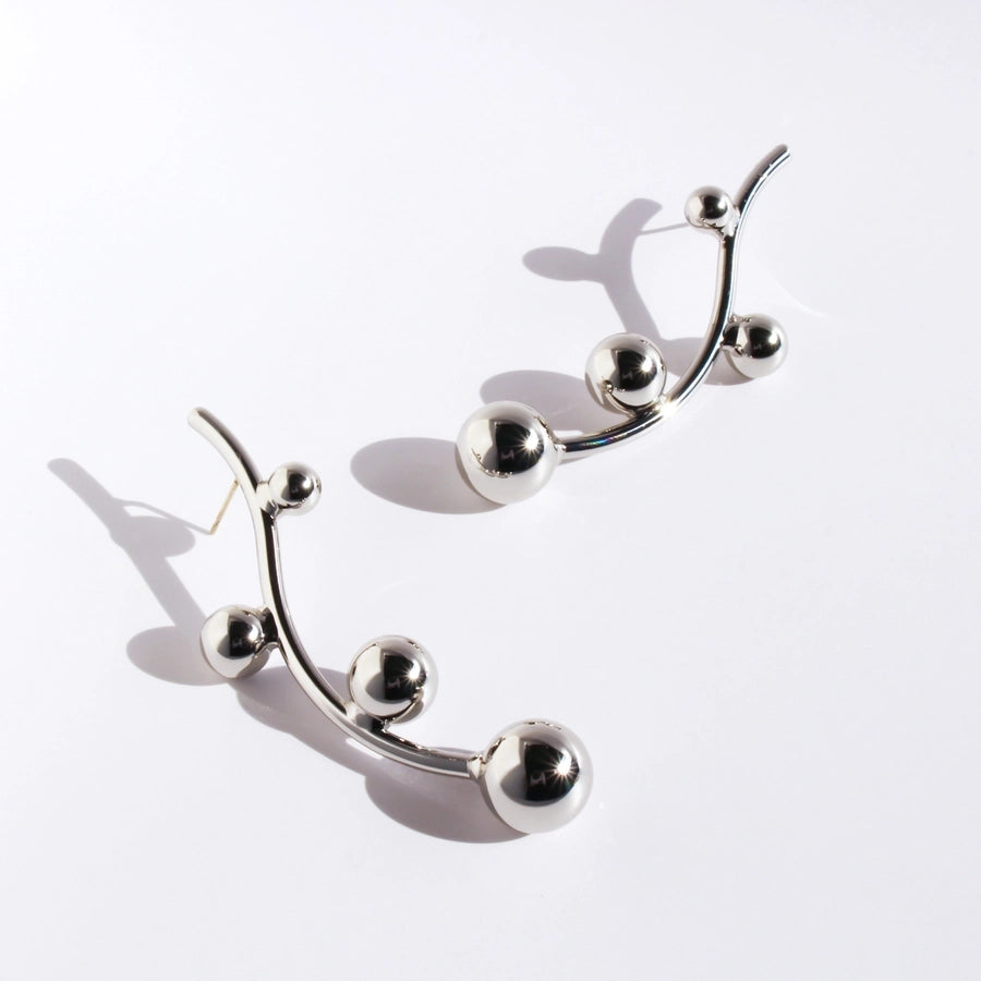 1 Pair 24K Gold Plated Ear Studs