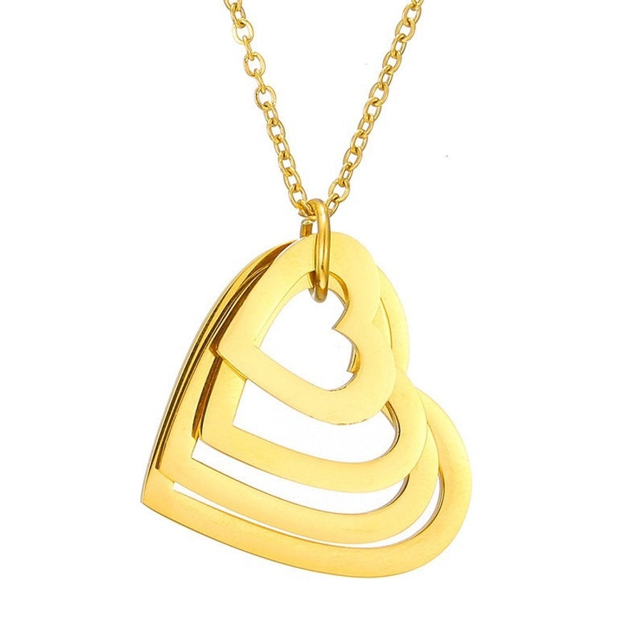Stainless steel plating pendant necklace 1 piece
