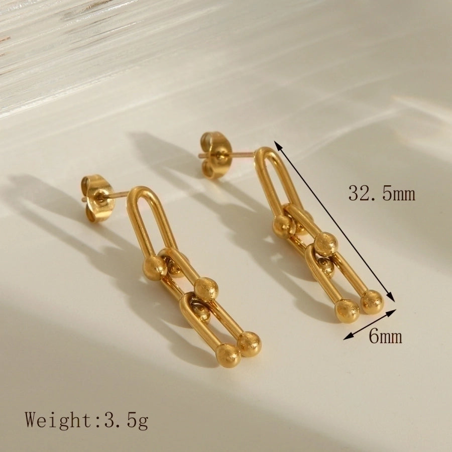 Stainless Steel 18K Gold Plated Bracelets, Earrings or Necklace
