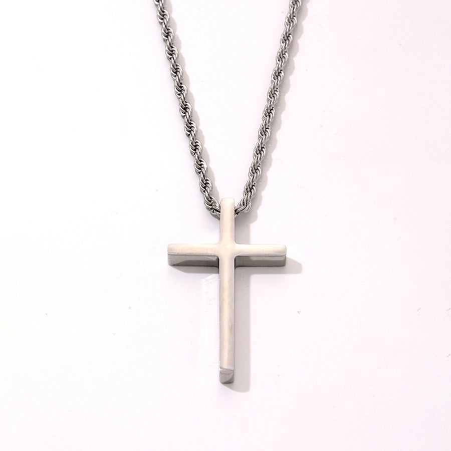Stainless Steel Plating Gold Plated Silver Plated Men's Pendant Necklace