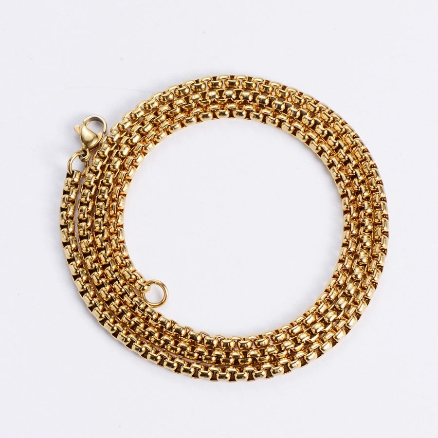 Stainless Steel 18K Gold Plated Fashion Polishing Letter