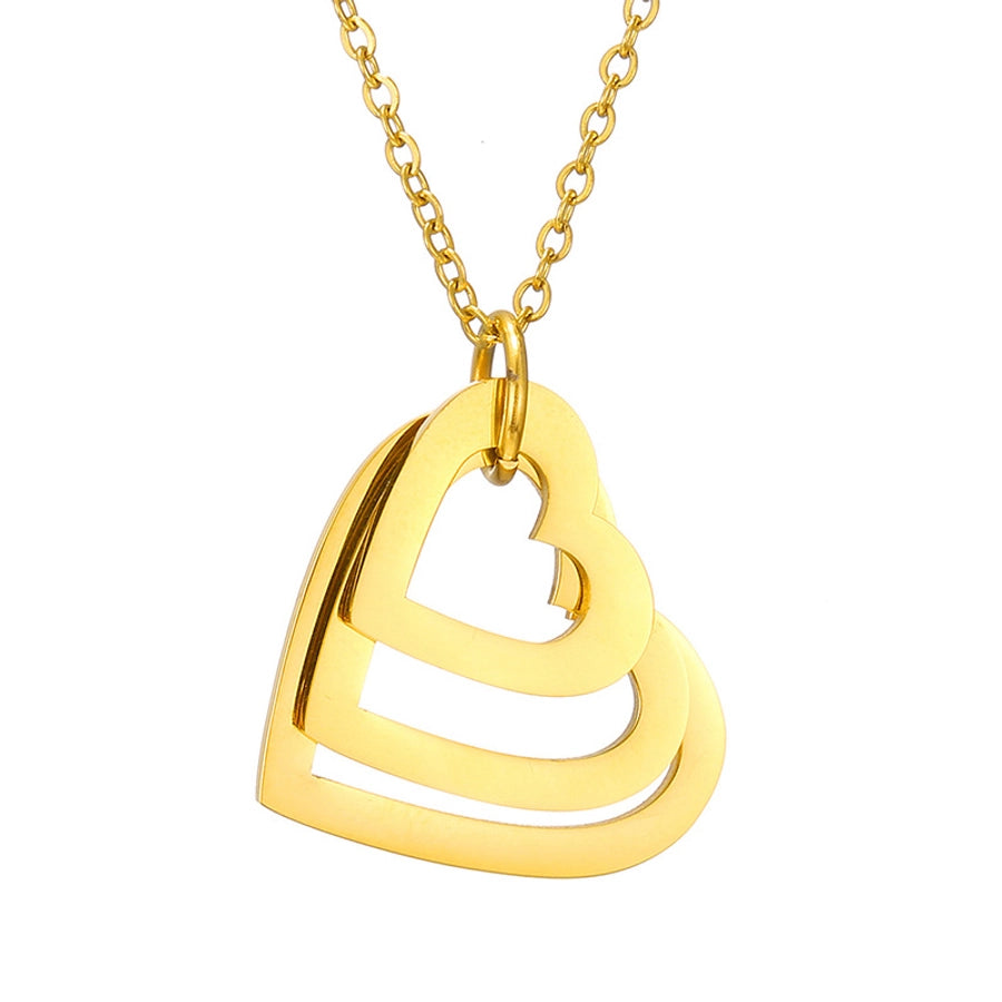 Stainless steel plating pendant necklace 1 piece