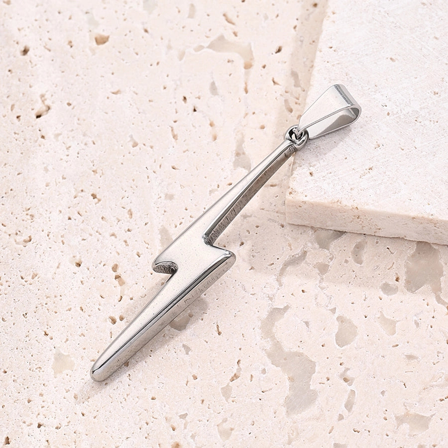 1 Pc/Package 19x24.5mm 42.5x28mm 42.5x8.5mm 7x3mm 304 Stainless Steel Bow Knot Lightning Notes Polished Jewelry Accessories Pendant