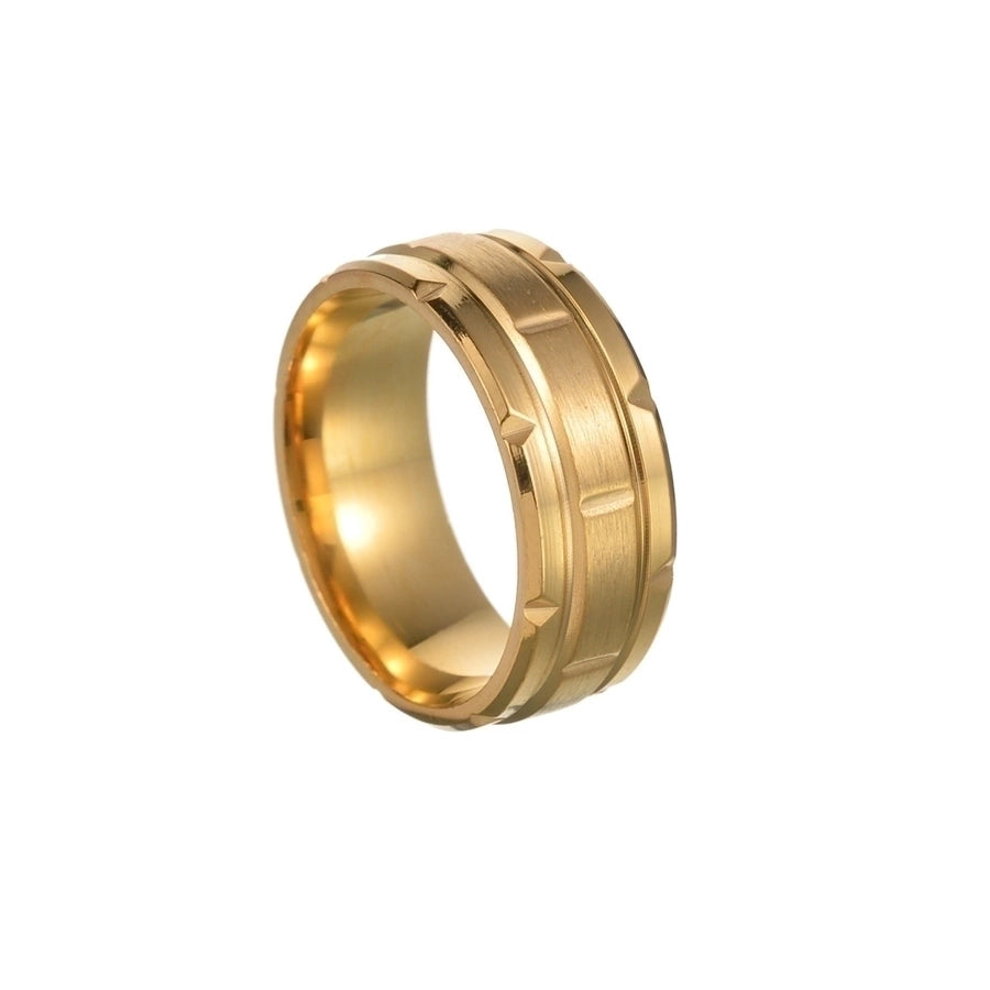 Stainless Steel Gold Plated Rings