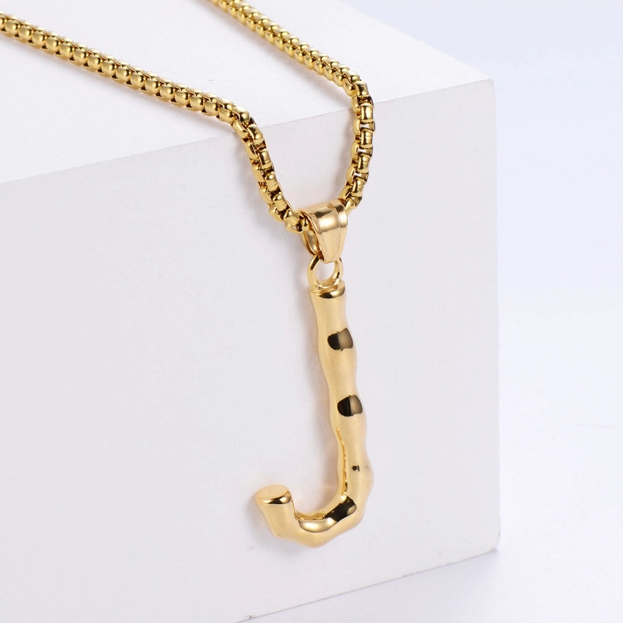 Stainless Steel 18K Gold Plated Fashion Polishing Letter