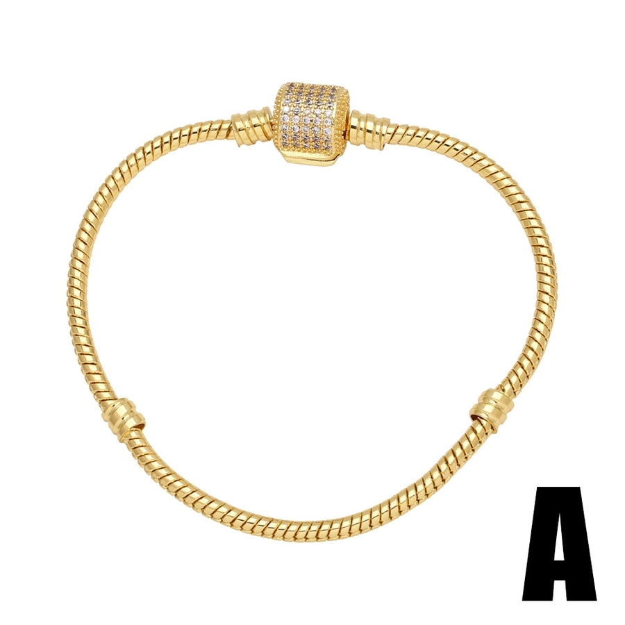 1 Piece 12*24mm Copper Zircon Gold Plated Human Cross Solid Color Pendant Chain Jewelry Accessories