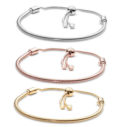 1 Piece Stainless Steel Geometric Polished Chain
