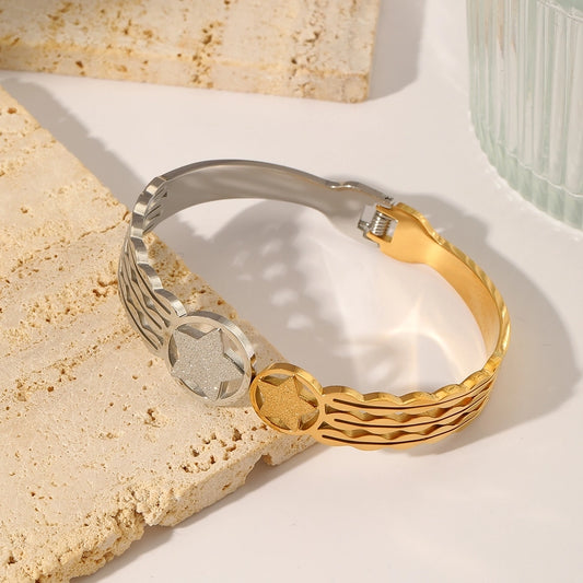 Stainless Steel 18K Gold Plated Bracelets