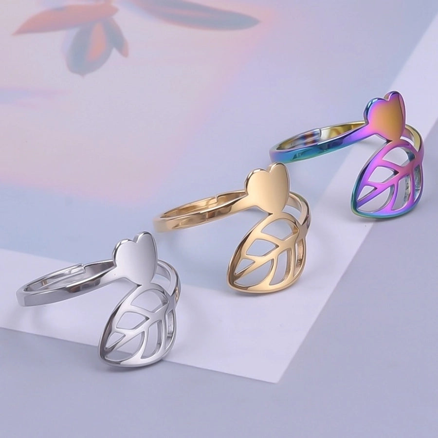 Stainless Steel 18K Gold Plated Polishing Rings