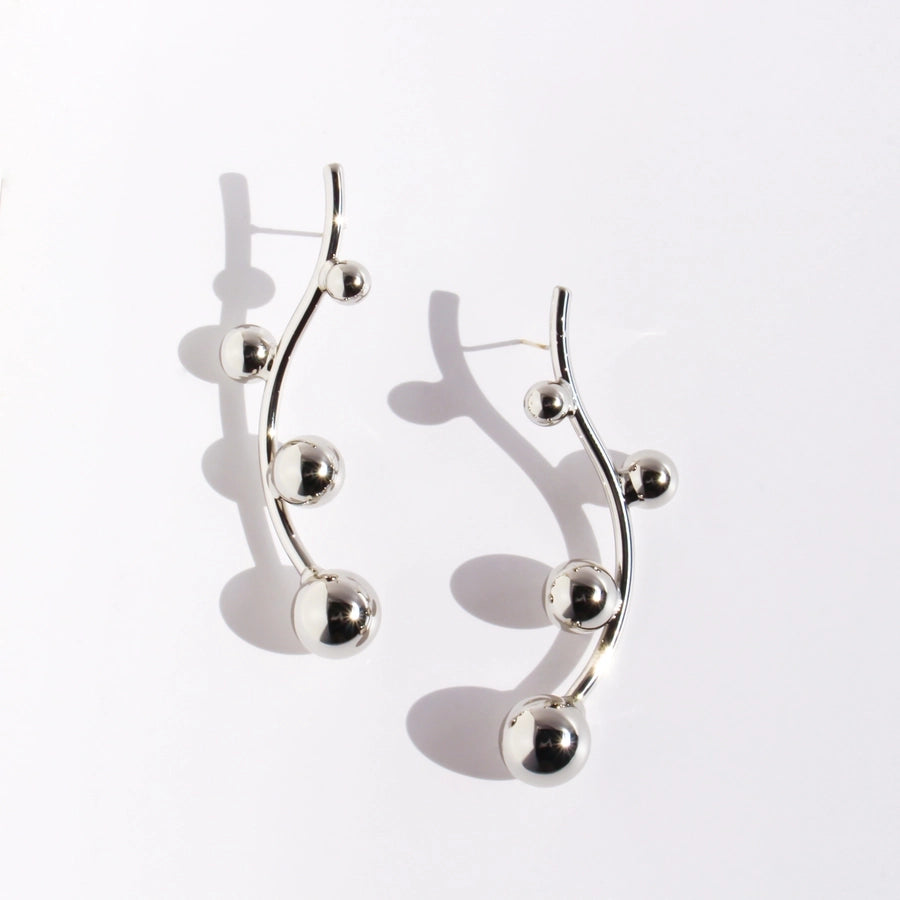 1 Pair 24K Gold Plated Ear Studs