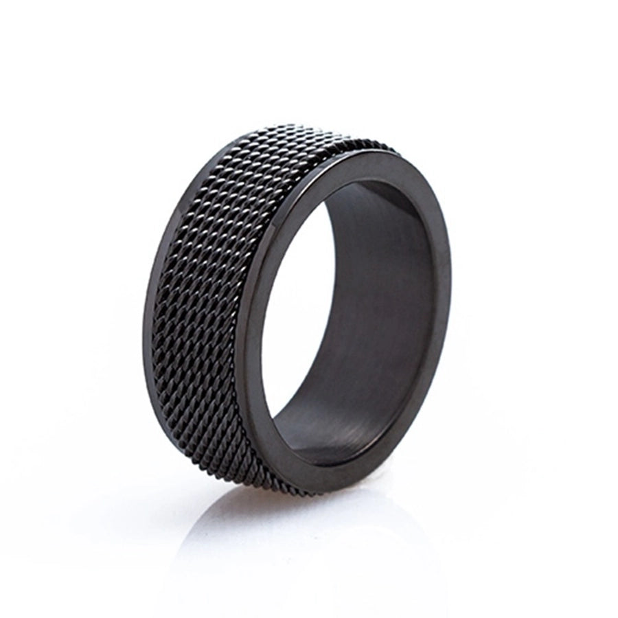 Stainless Steel Plating Gold Plated Men'S Rings
