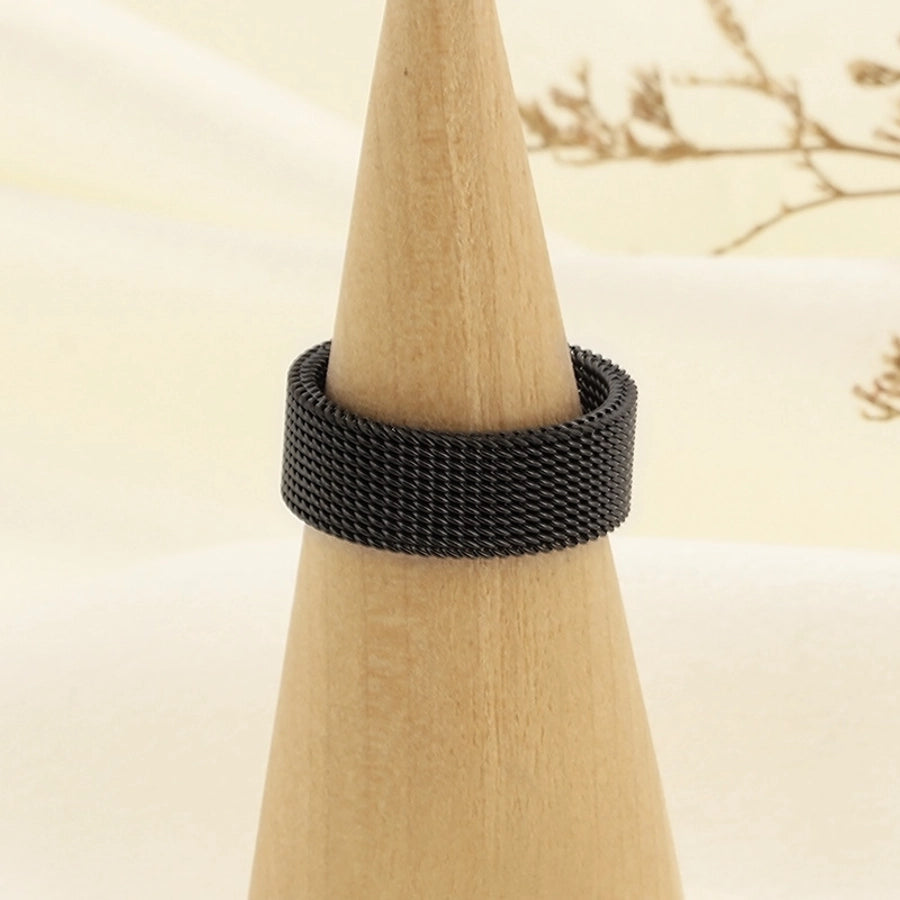 Stainless Steel 18K Gold Plated Rings Unisex