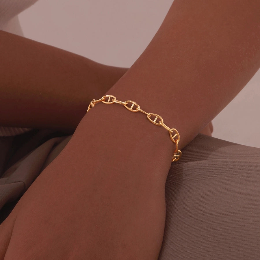 Stainless Steel 18K Gold Plated Bracelets or Necklace