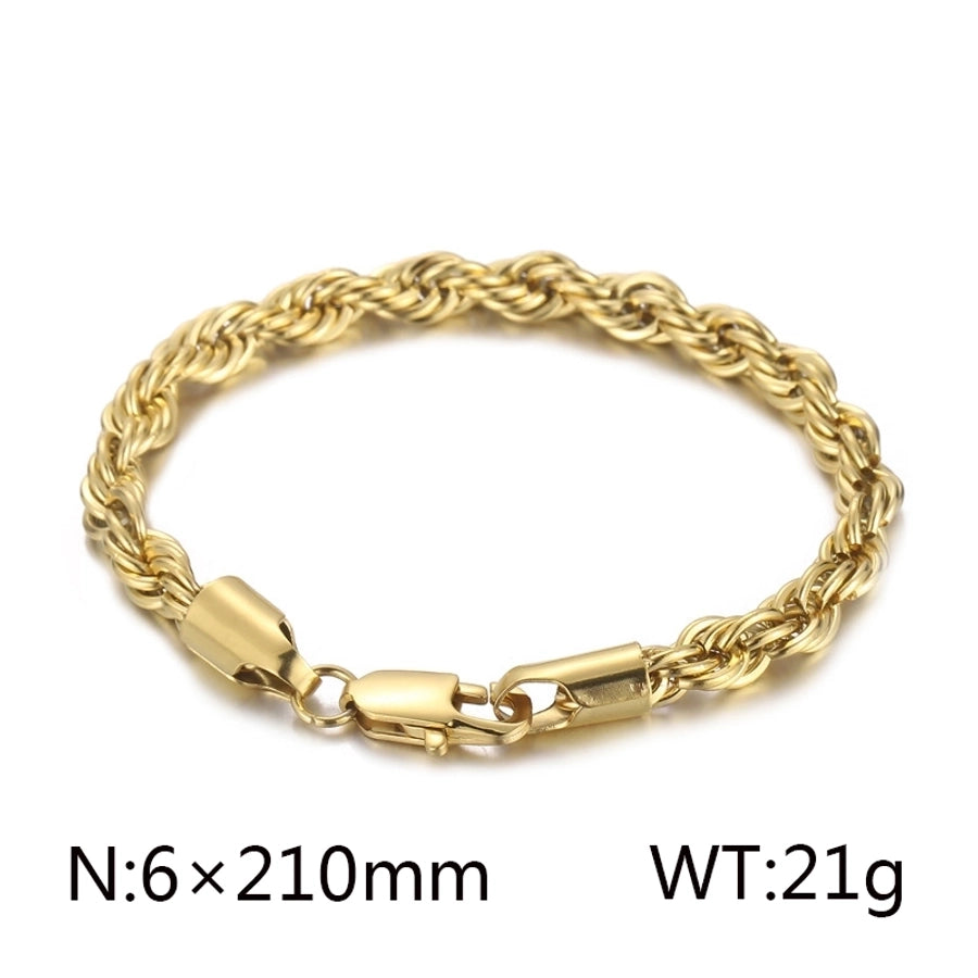 18K Gold Plated Men's Bracelets